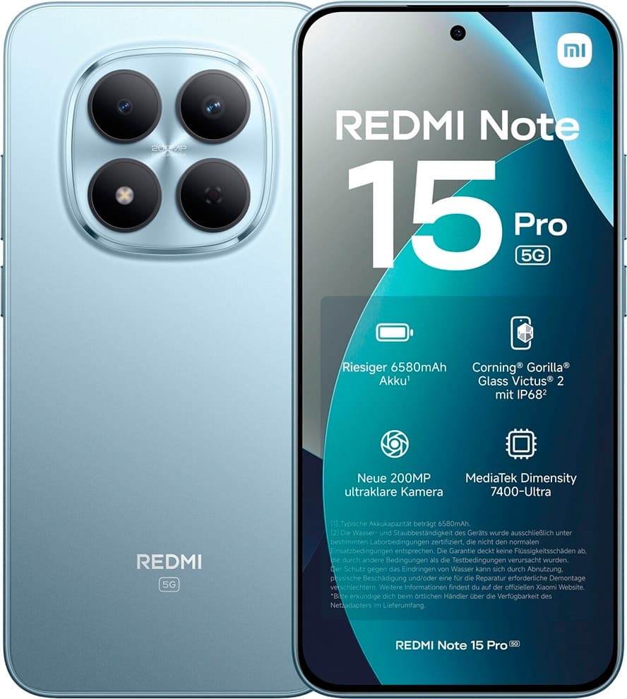 Celular Xiaomi Redmi Note 15 Pro 5G Dual Sim 6.83" 8GB/512GB Cinza