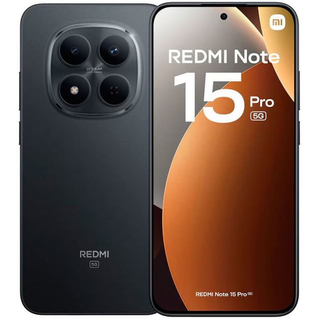 Celular Xiaomi Redmi Note 15 Pro 5G Dual Sim 8GB+256GB 6.83" Preto