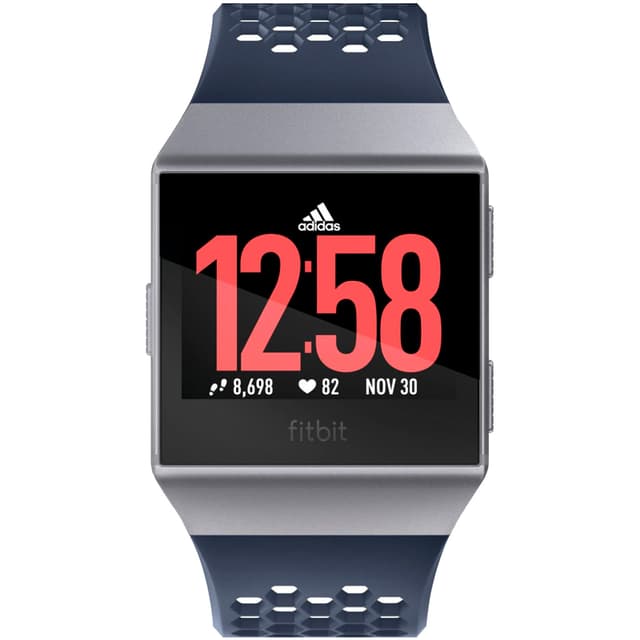 Smartwatch Fitbit Adidas Edition Bluetooth e GPS – Azul Marinho/Cinza Gelo FB503WTNV