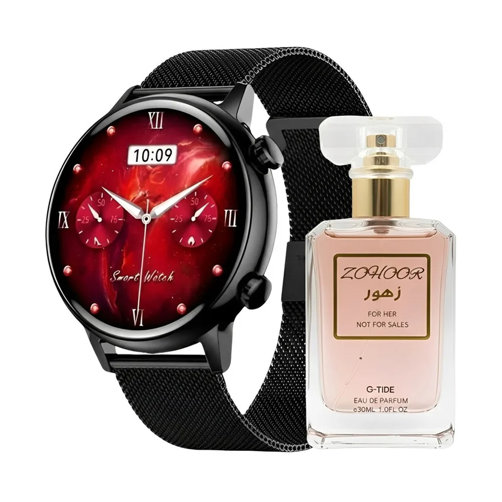 Smartwatch Gtide Kit Romance Black+Perfume