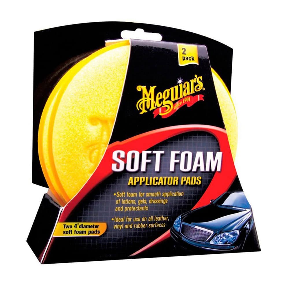 Esponja Aplicadora Soft Foam Meguiars X3070EU 2 Unidades