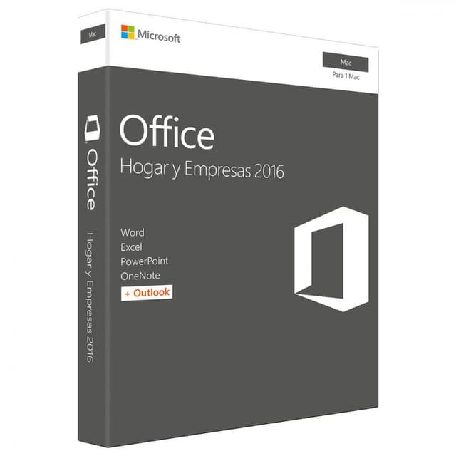 Software Microsoft W6F-00937 Office 2016 Casa e Empresas para Mac
