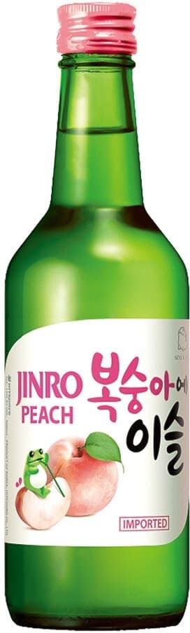 Soju Jinro Pêssego 360mL