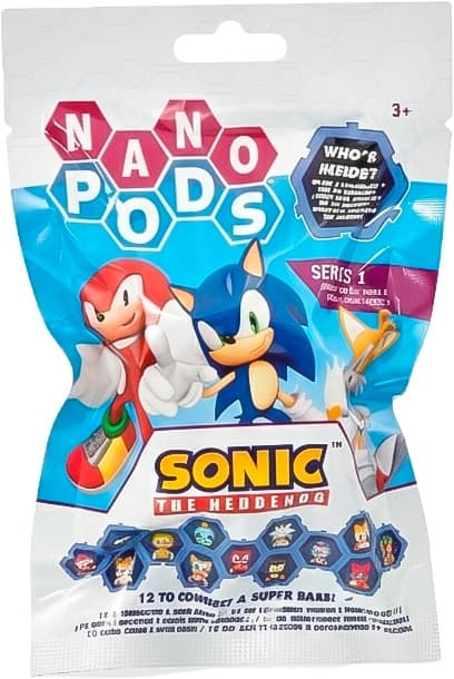 Colecionável Sonic The Hedgehog Nano Pods Series 2 Wow! Stuff