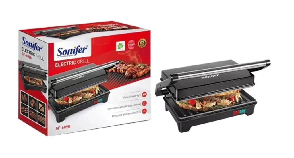 Parrilla Elétrica Sonifer Grill Sf-6098 750W 220V 50/60Hz