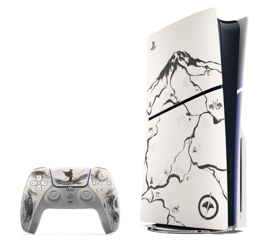 Console PlayStation 5 Slim Sony 1TB Ghost of Yotei Black Bivolt