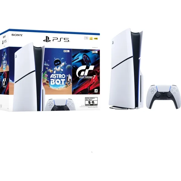 Console Sony Ps5 Slim Cfi-2015 Disk Astrobot+gran Turismo 7 1TB Bivolt