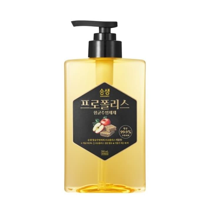 Líquido Detergente Antibacteriano Soonsaem Própolis Maçã 500ml