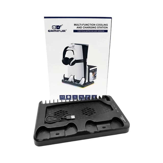 Suporte Cooler Gaminja P58 para Ps5 Preto