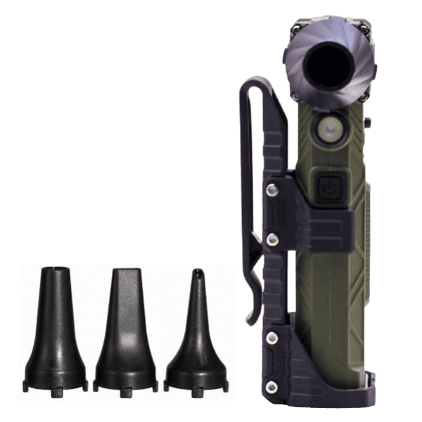 Soprador de Ar Elétrico Sem Fio Geral F021 com Lanterna LED (7 Modos) 8000mAh 110000RPM Recarregável Verde