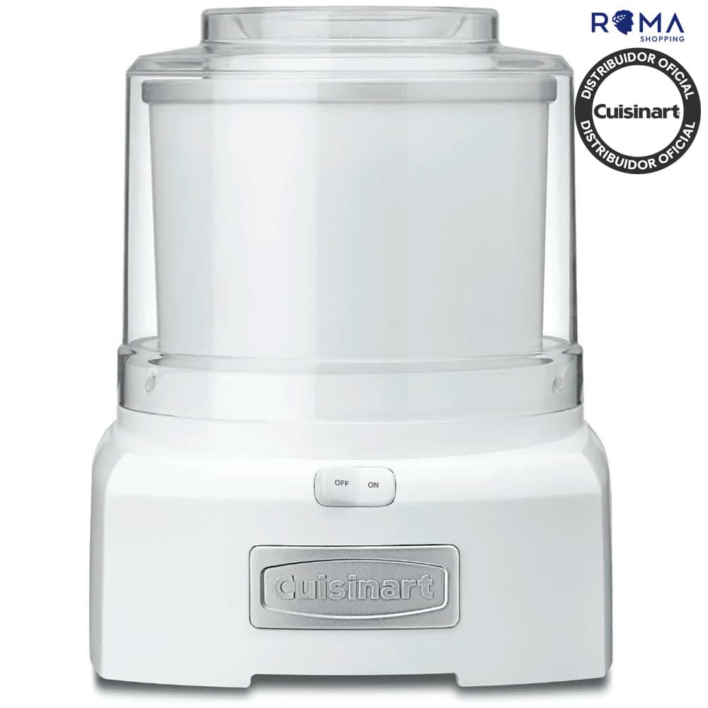 Máquina de Sorvete Cuisinart Ice-21BR Frozen Yogurt 1.5L 110V Branco