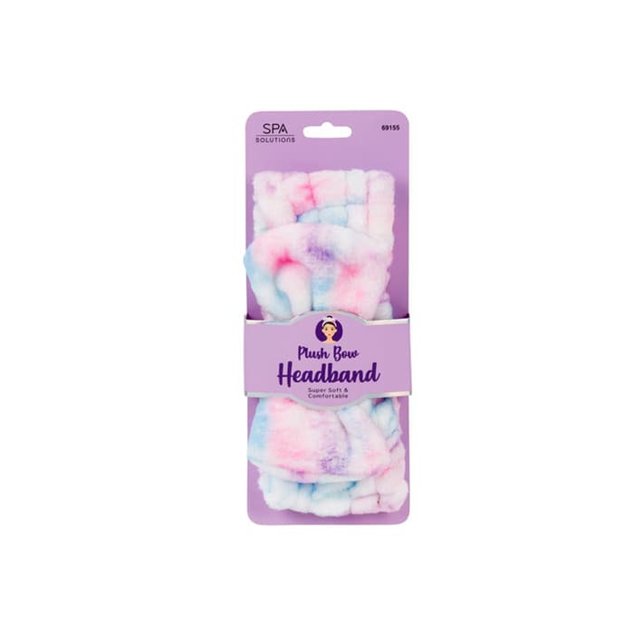 Faixa de Cabelo Cala Plush Big Bow (Tie Dye)