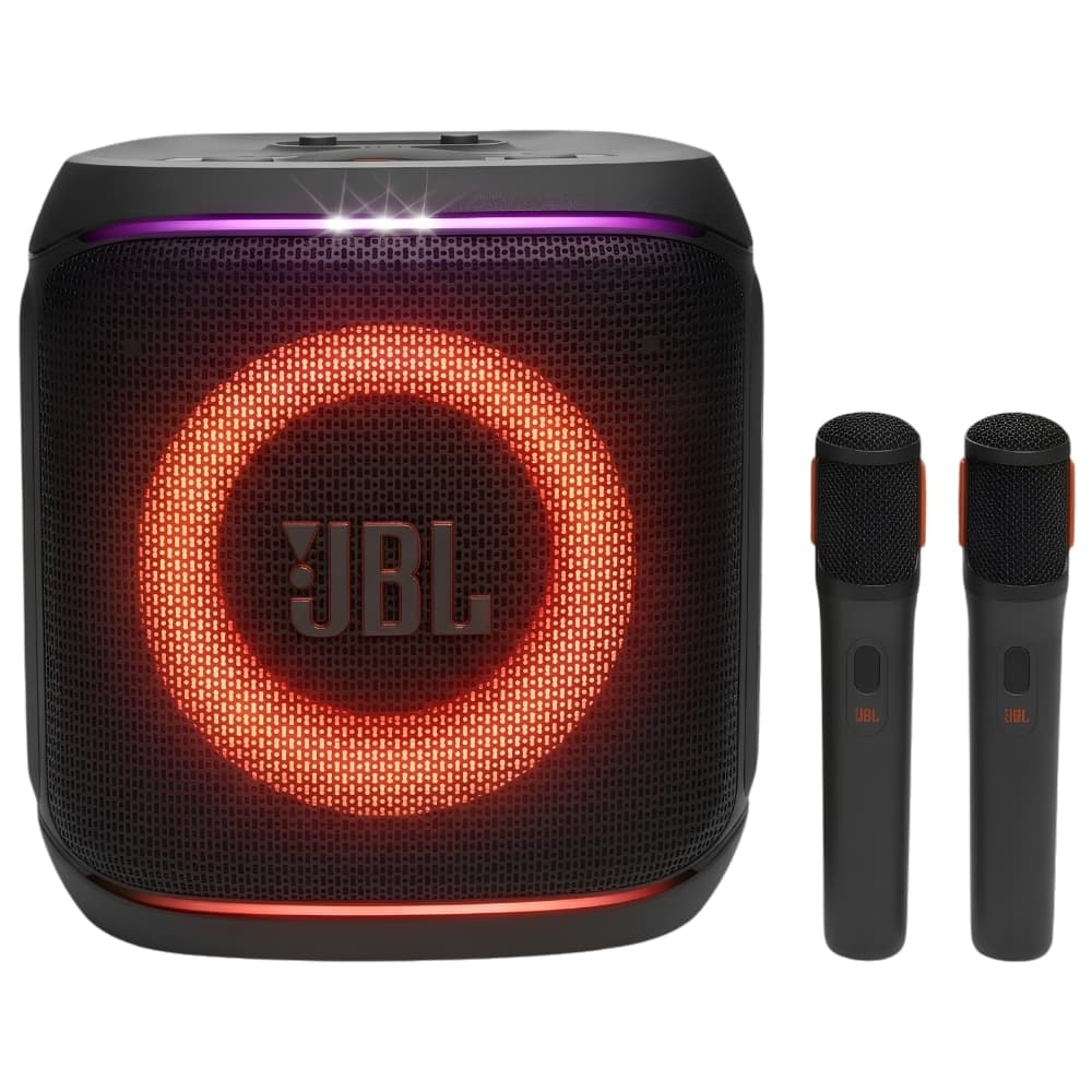 Caixa de Som JBL PartyBox Encore 2 Plus com 2 Microfones Sem Fio JBL - Preto
