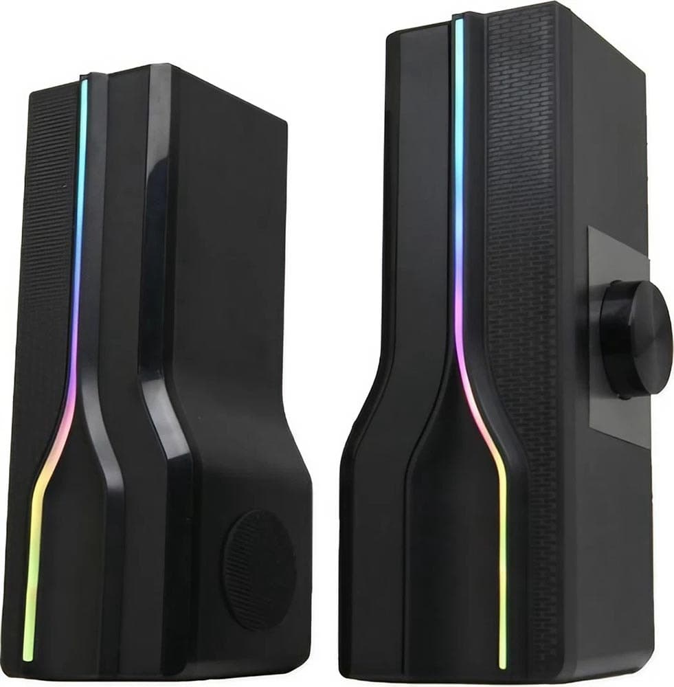 Caixa de Som Satellite As-92002 USB 2.0 RGB - Preto