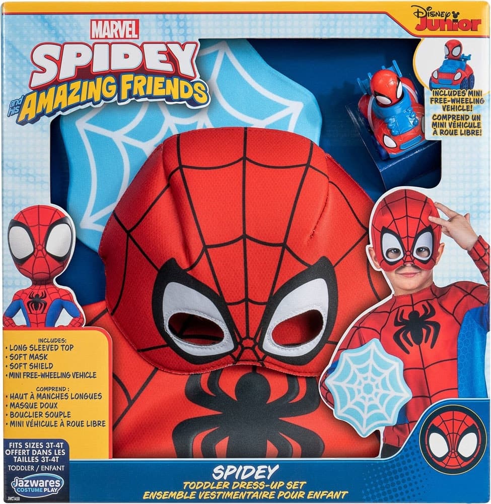 Conjunto de Fantasia Spidey Amazing Friends Jazwares - Jwc1450