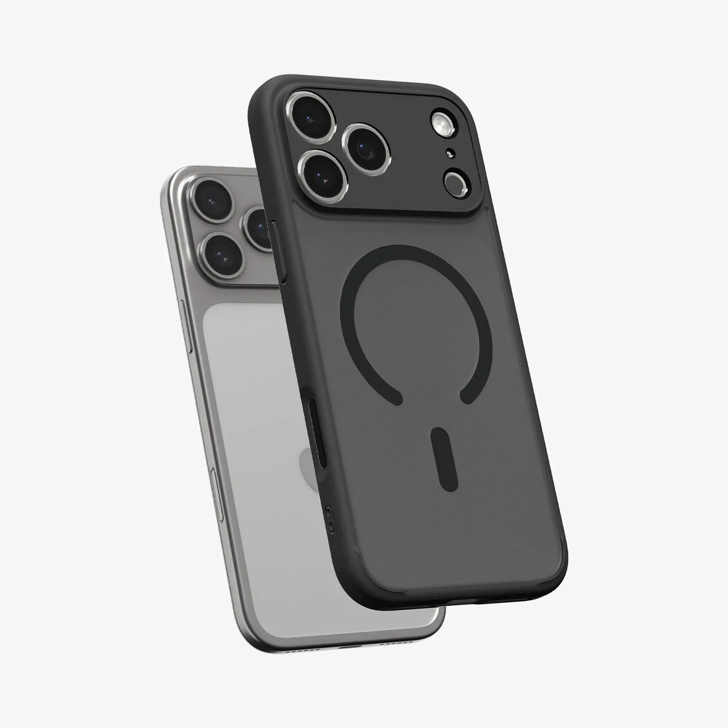 Capa Spigen Crystal Hybrid para iPhone 17 Pro Max Frost Black