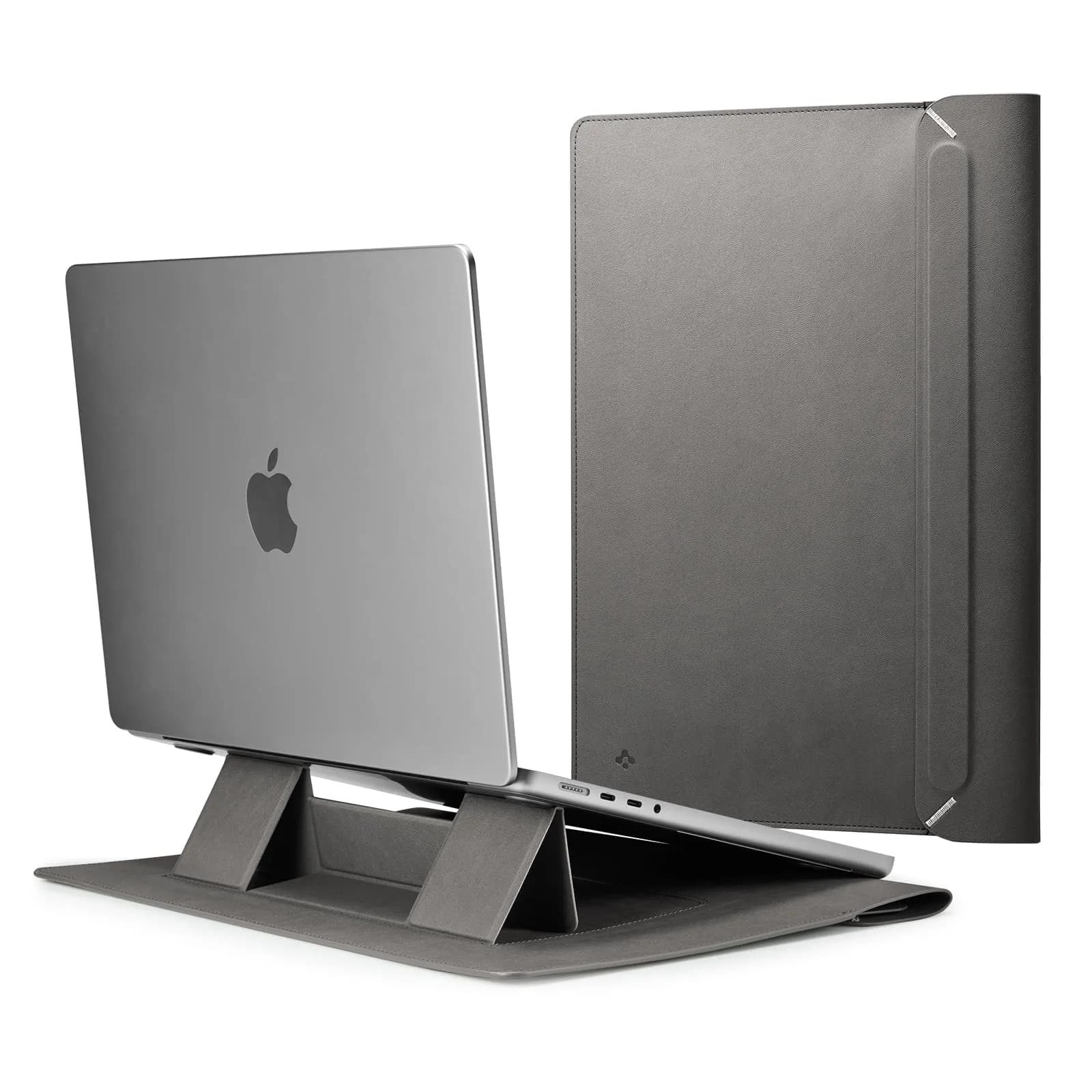 Capa Spigen Laptop 16" Valentinus & Stand Gray Afa06424