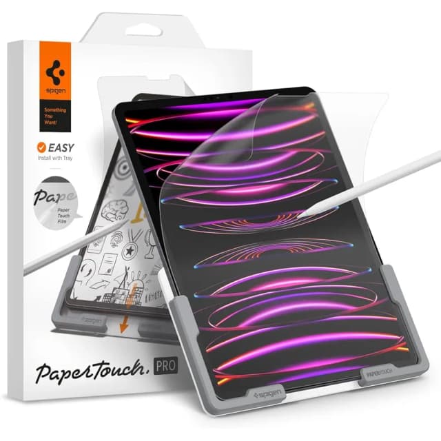 Película Spigen Paper Touch Pro para Tablet iPad 12.9"