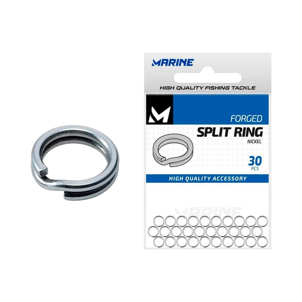 Argola Split Ring Marine Niquel Nº6 30 Peças