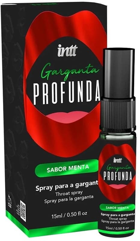 Spray para Garganta Intt Garganta Profunda Menta 15mL