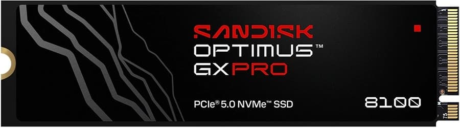 SSD Interno Sandisk Optimus Gx Pro 1TB NVMe M.2 2280 PCIe 5.0