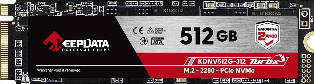 SSD Keepdata 512GB NVMe PCIe Gen 3.0 X4