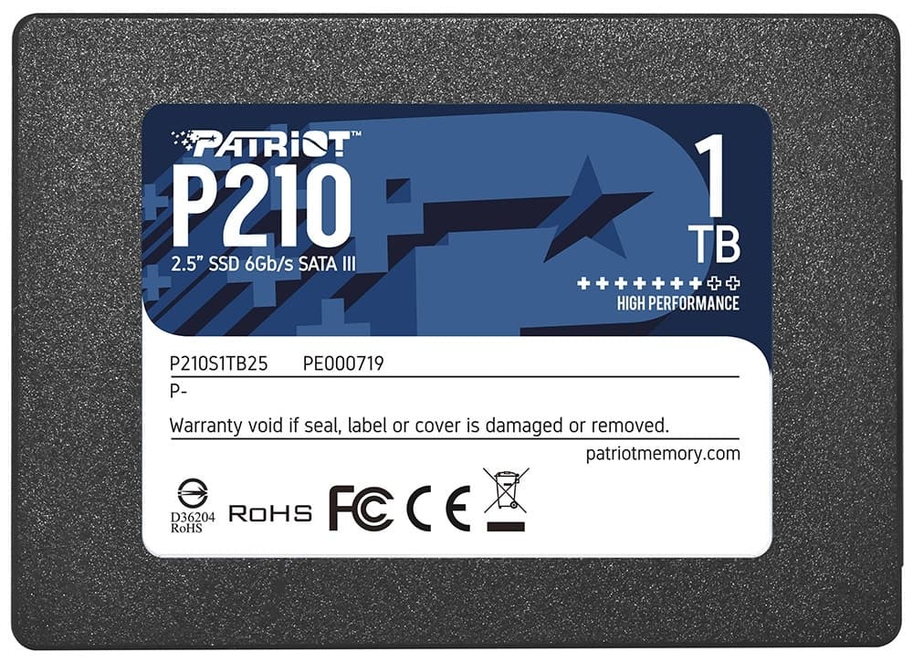 SSD Patriot P210 2.5" 1TB Sataiii