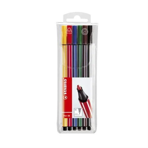 Marcador Stabilo 6806-Pl 6 Peças