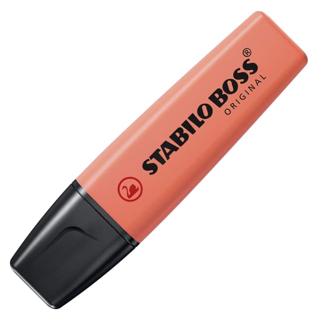 Marcador de Texto Stabilo Coral Vermelho
