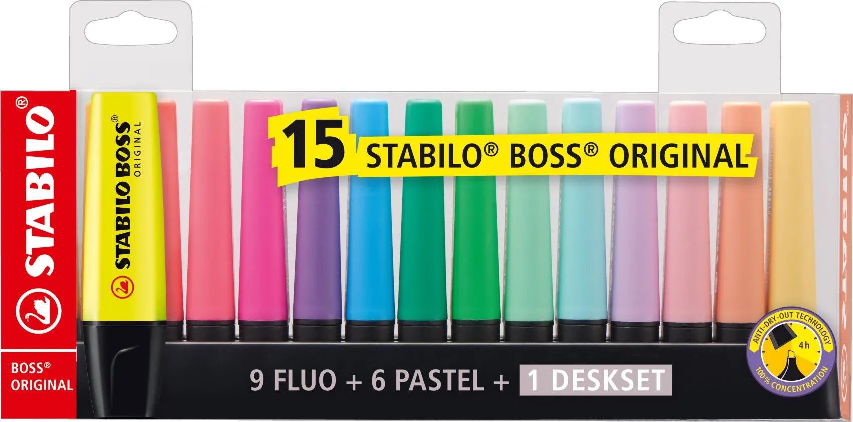 Marcador de Texto Stabilo Boss 15UN