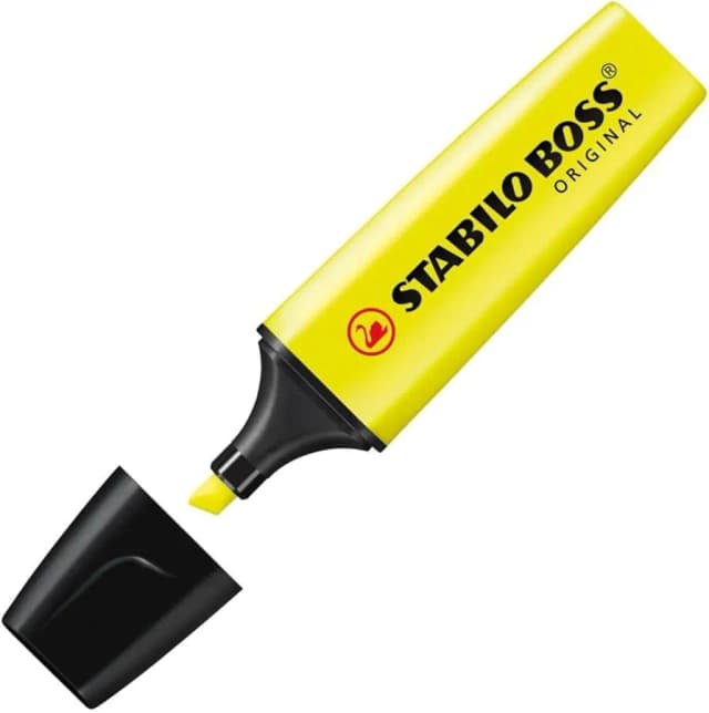 Marcador de Texto Stabilo Amarelo Neon