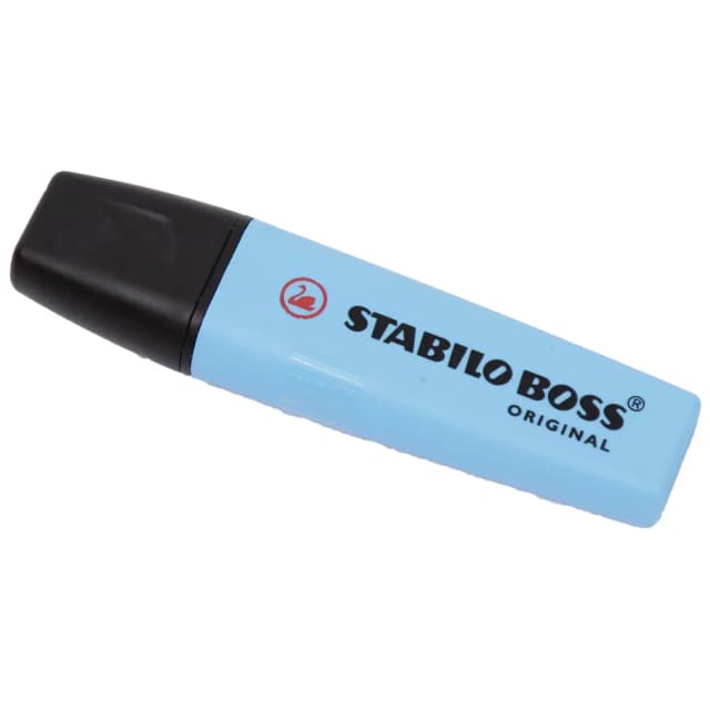 Resaltador Stabilo Azul Pastel