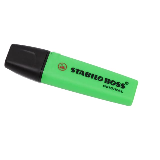 Marcador Verde Neon Stabilo
