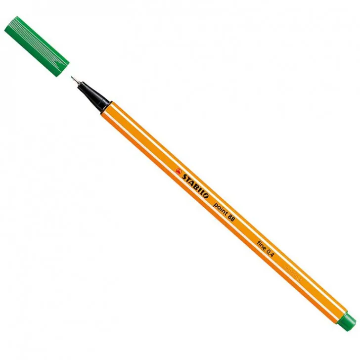 Marcador Fine Stabilo Verde