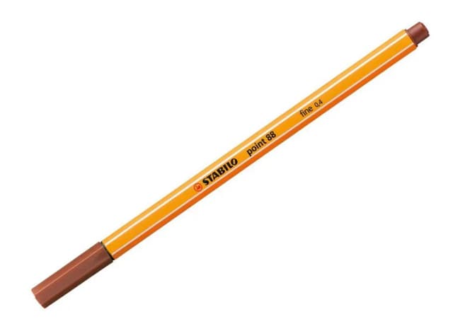 Marcador Fine Stabilo 88/38 Sanguíneo