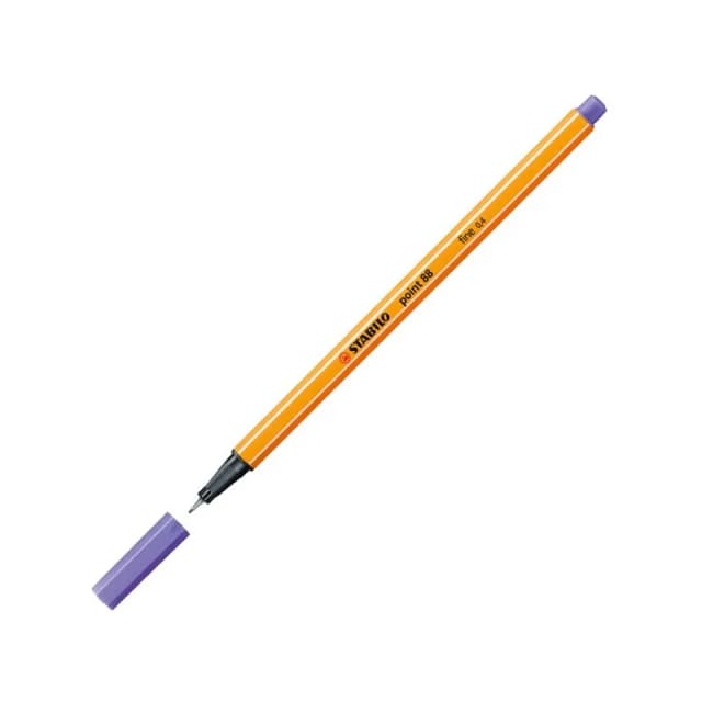 Caneta Fine Stabilo Lila Pastel