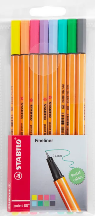 Marcador Pastel Stabilo 8UN