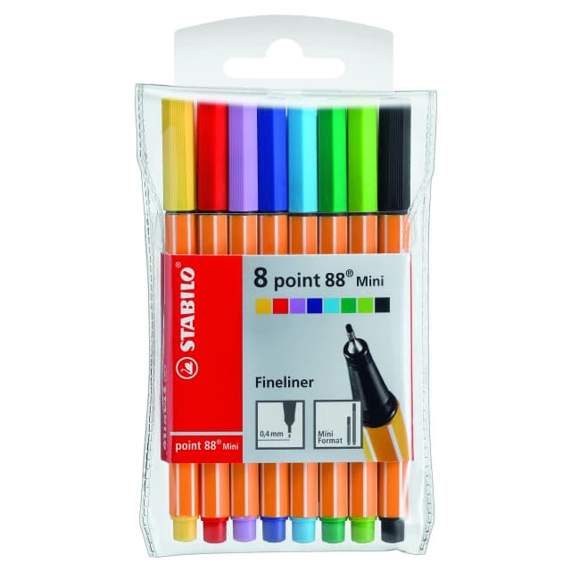 Rotulador Stabilo Point 68 8 Peças