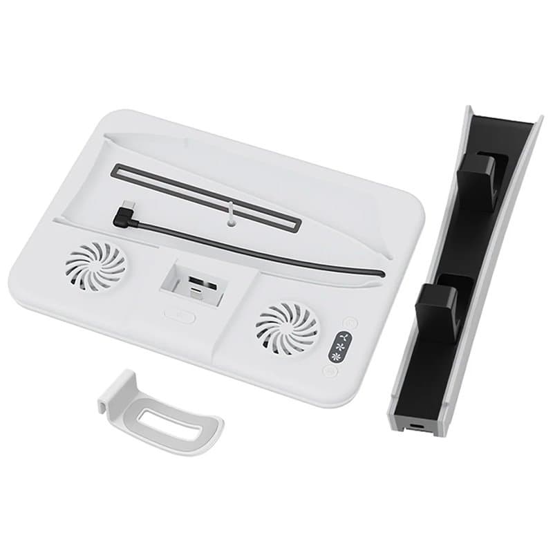 Suporte para Ps5 Slim com Cooler e Carregador para 2 Controles e Porta Headset iPlay