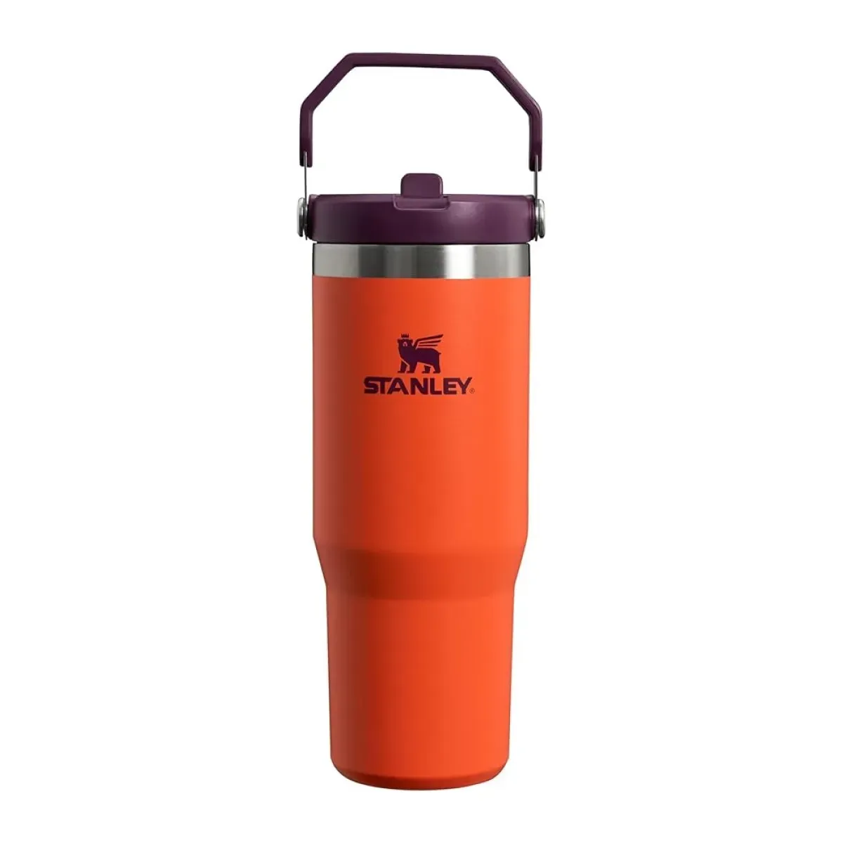 Garrafa Térmica Stanley Tumbler Flip Straw 887ml Tigerlily Plum