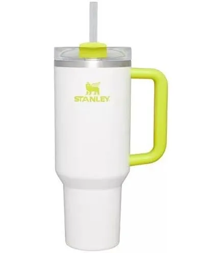 Vaso Stanley Flowstate Quencher H2.0 com Pajita 1.18L Frost/Yellow