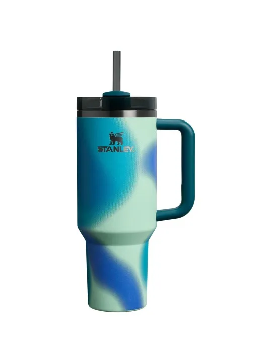 Vaso Stanley Flowstate Quencher H2.0 Tumbler7 com Pajita 1.18L Coast.moti