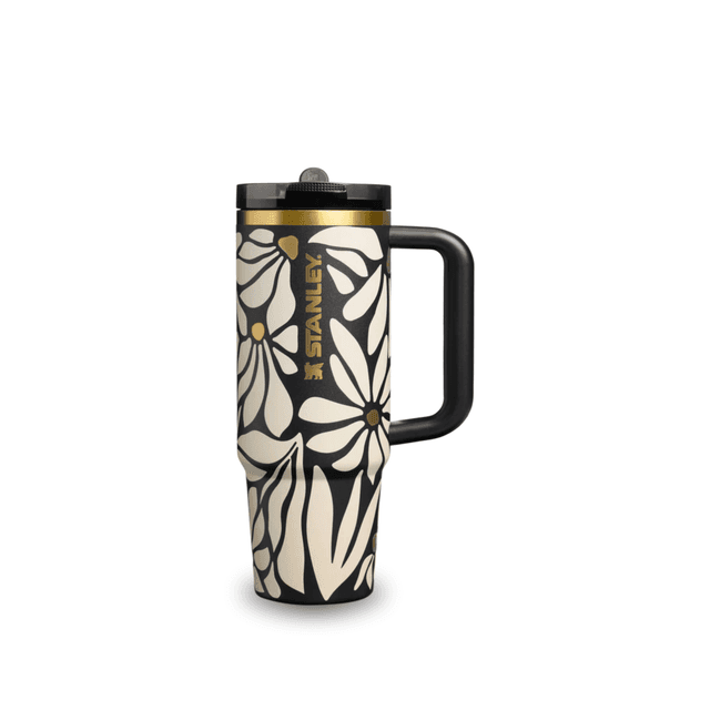Vaso Térmico Stanley Quencher Protour 887ml com Bico Wild Blooms