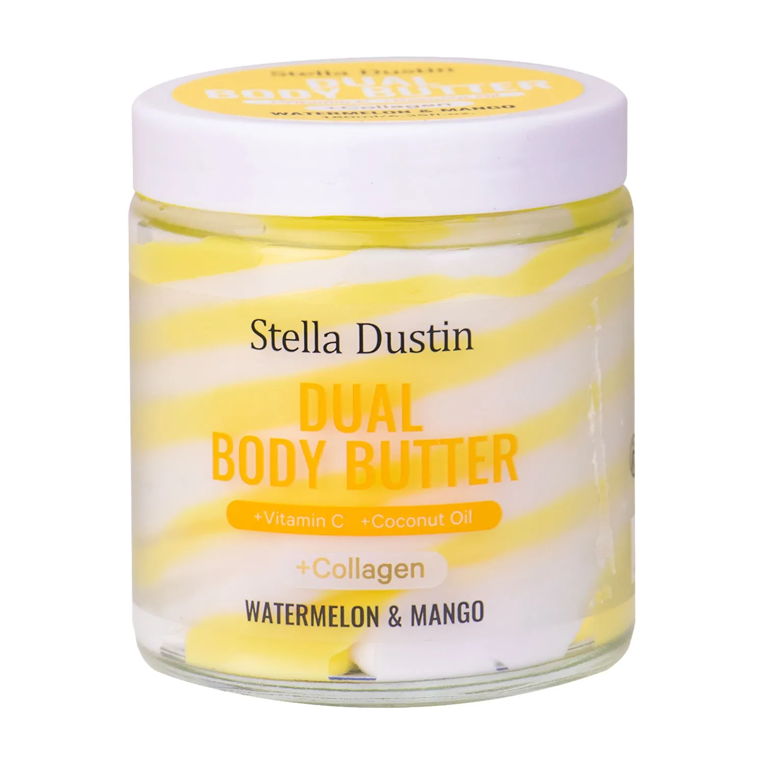 Hidratante Stella Dustin Crema Dual Body Butter Watermelon & Mango 180ml