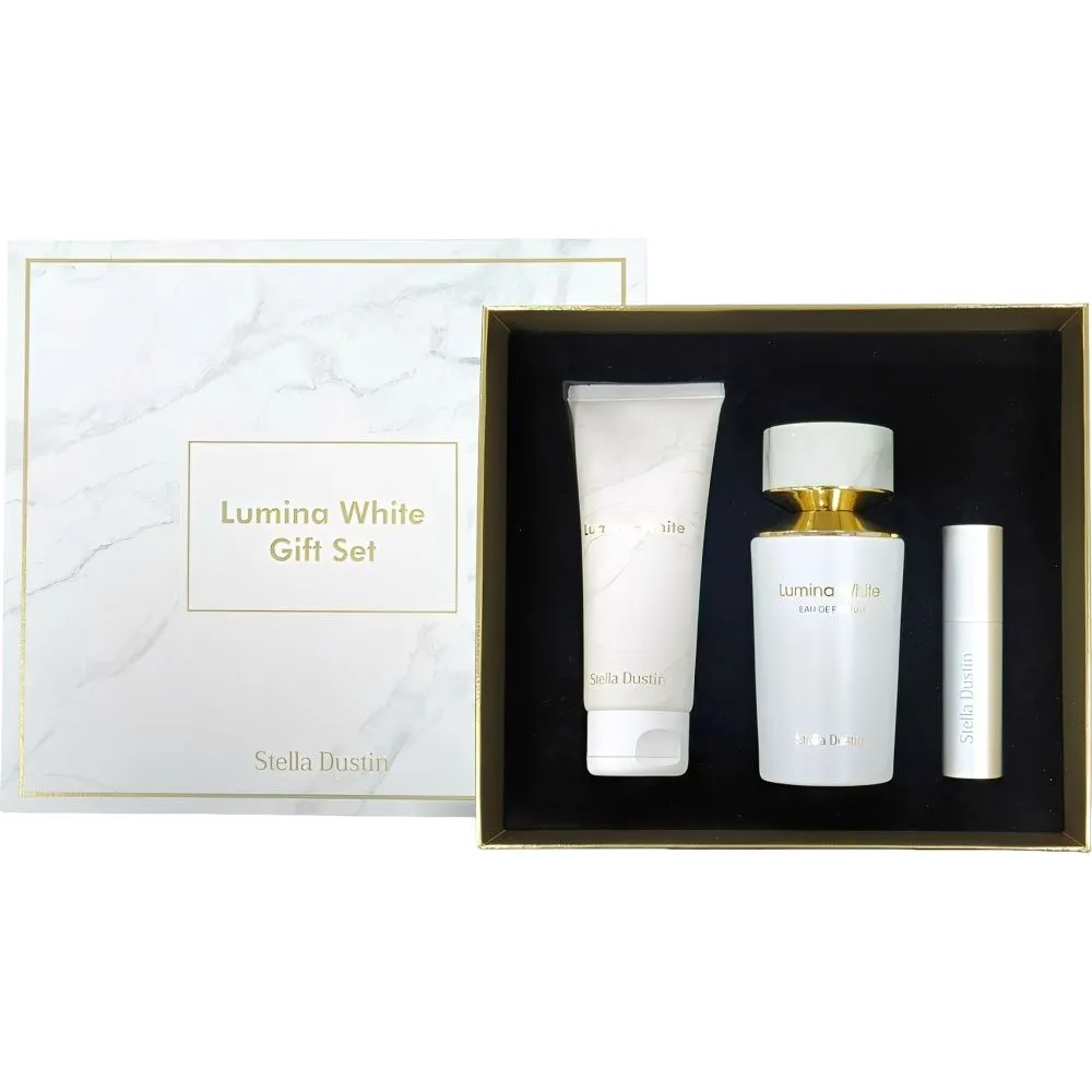 Perfume Stella Dustin Lumina White Eau de Parfum 100ml + 5ml + Bl 100ml