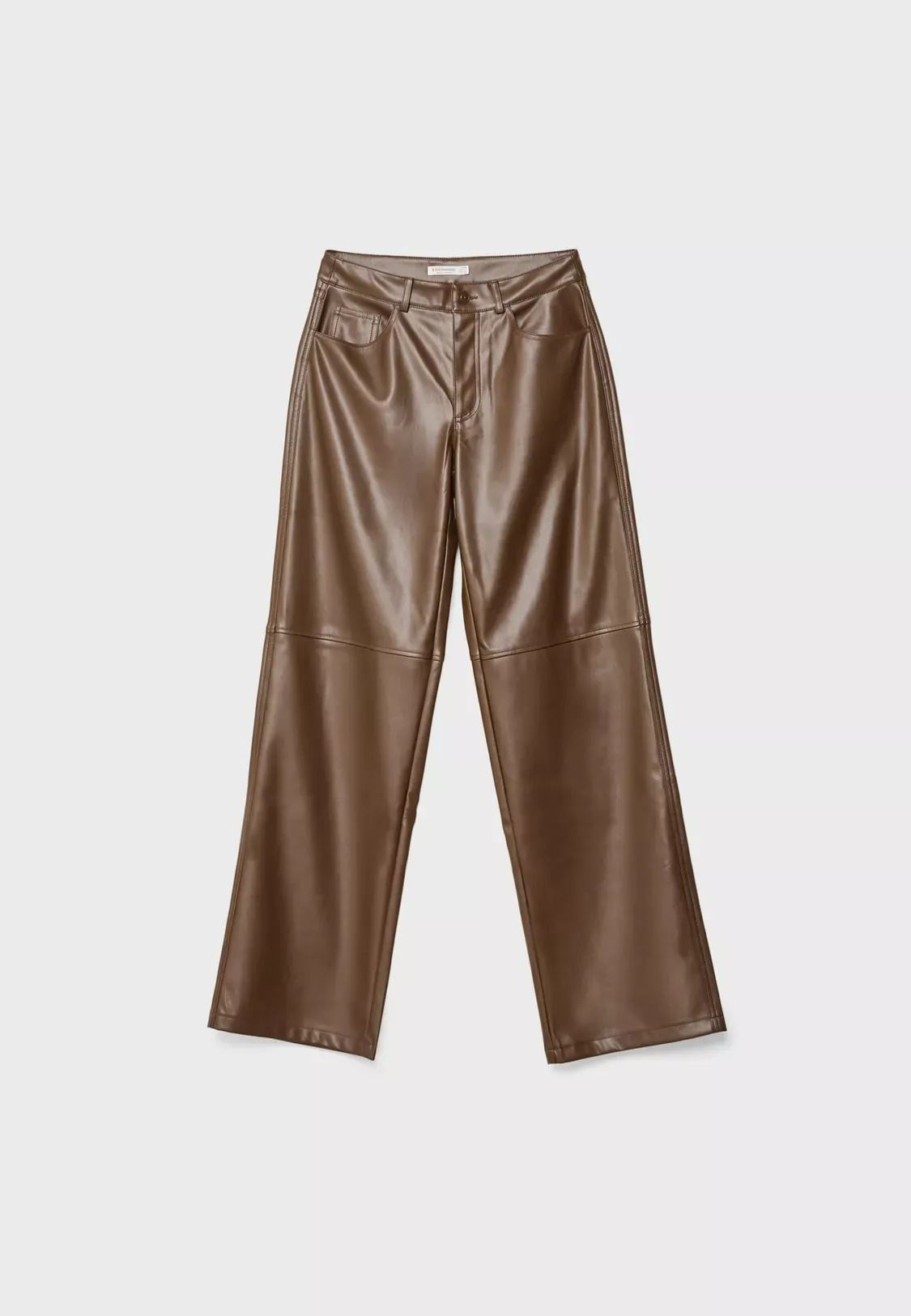 Calça de Couro Feminina Stradivarius 1489 057 400 Tam. 34