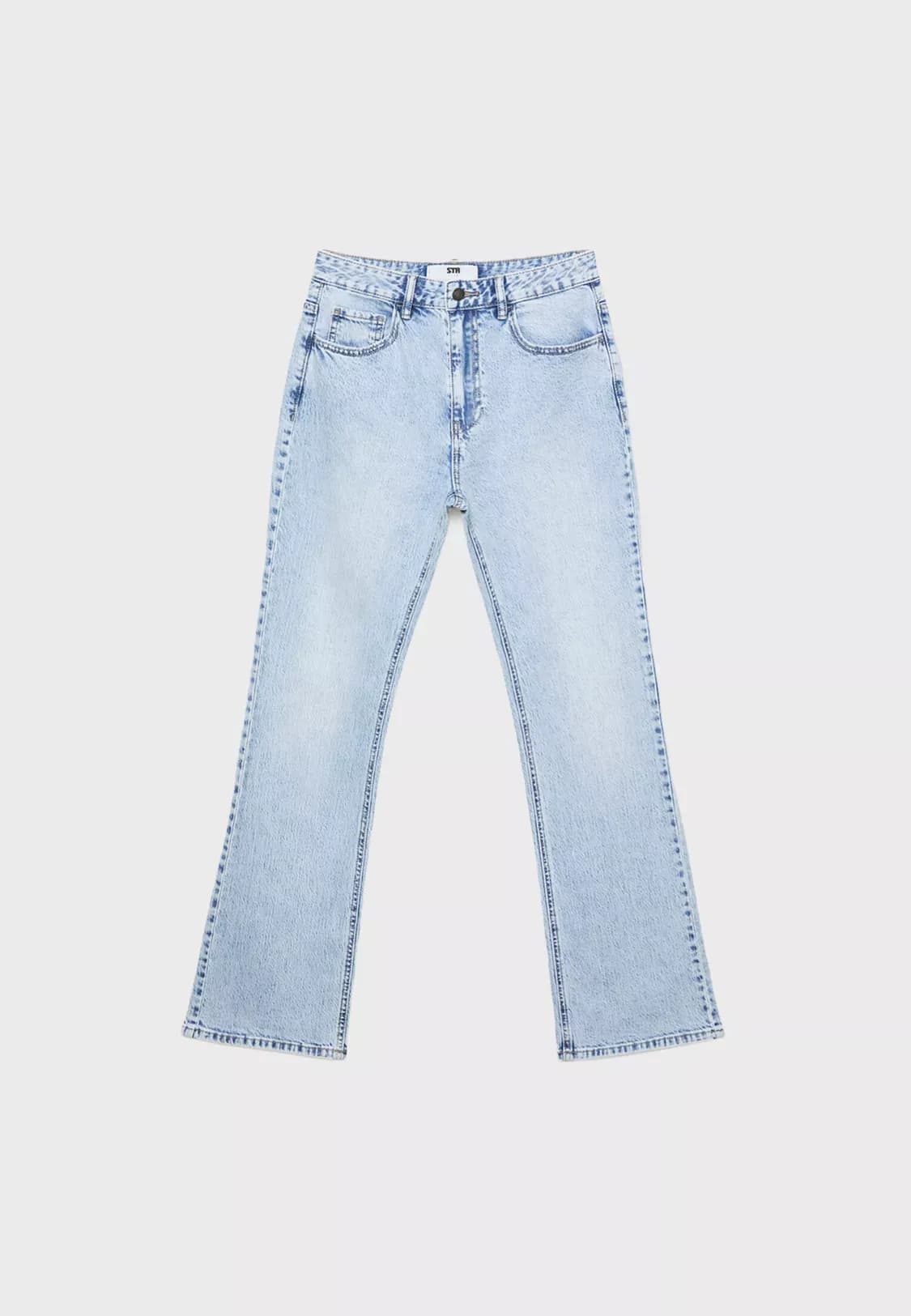 Calça Jeans Stradivarius Straight Duocolor 32