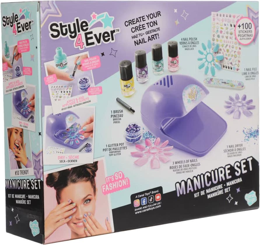 Kit Manicure Style 4Ever Canal Toys - Ofg 255