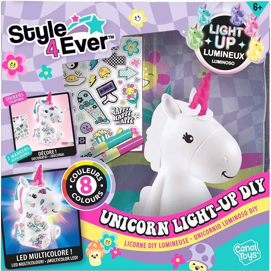 Brinquedo Canal Toys Style 4Ever Unicorn Light-Up Diy