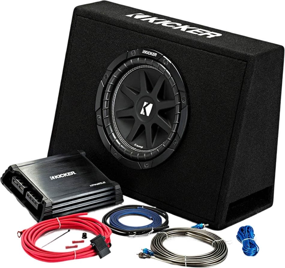 Subwoofer e Amplificador Kicker 10" 44Kkp210 - 500 Watts (150W Rms)